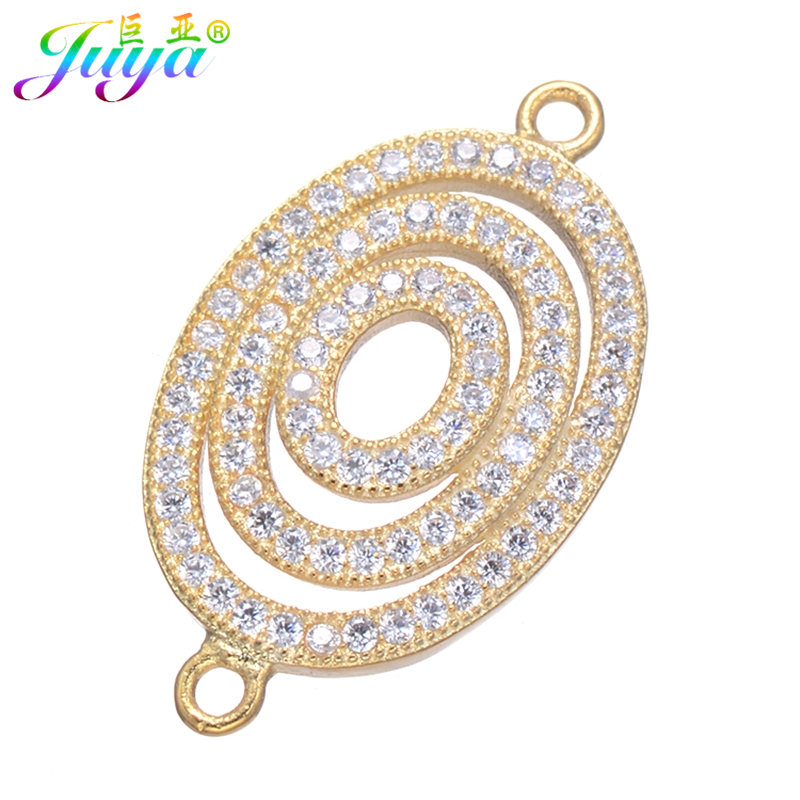Women Fashion Hub - Juya Aksesori Konektor Liontin Tembaga Berlapis