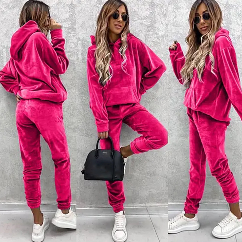 Hoodie Women Oversized - Setelan Olahraga Wanita Musim Gugur Musim
