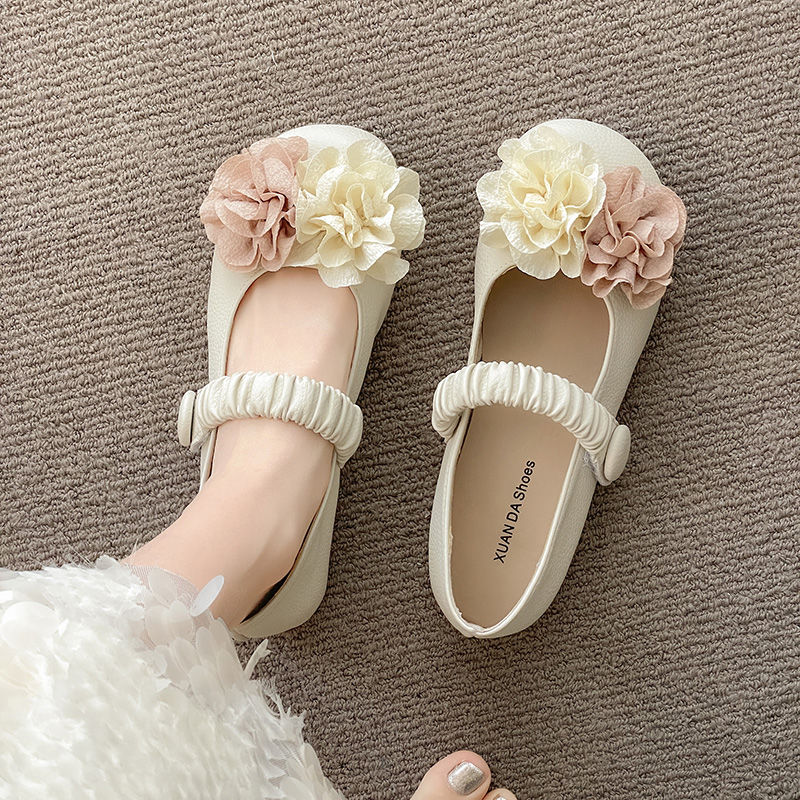 Women'S Fashion Quick Delivery - Sepatu Flat Wanita Mary Jane Ujung