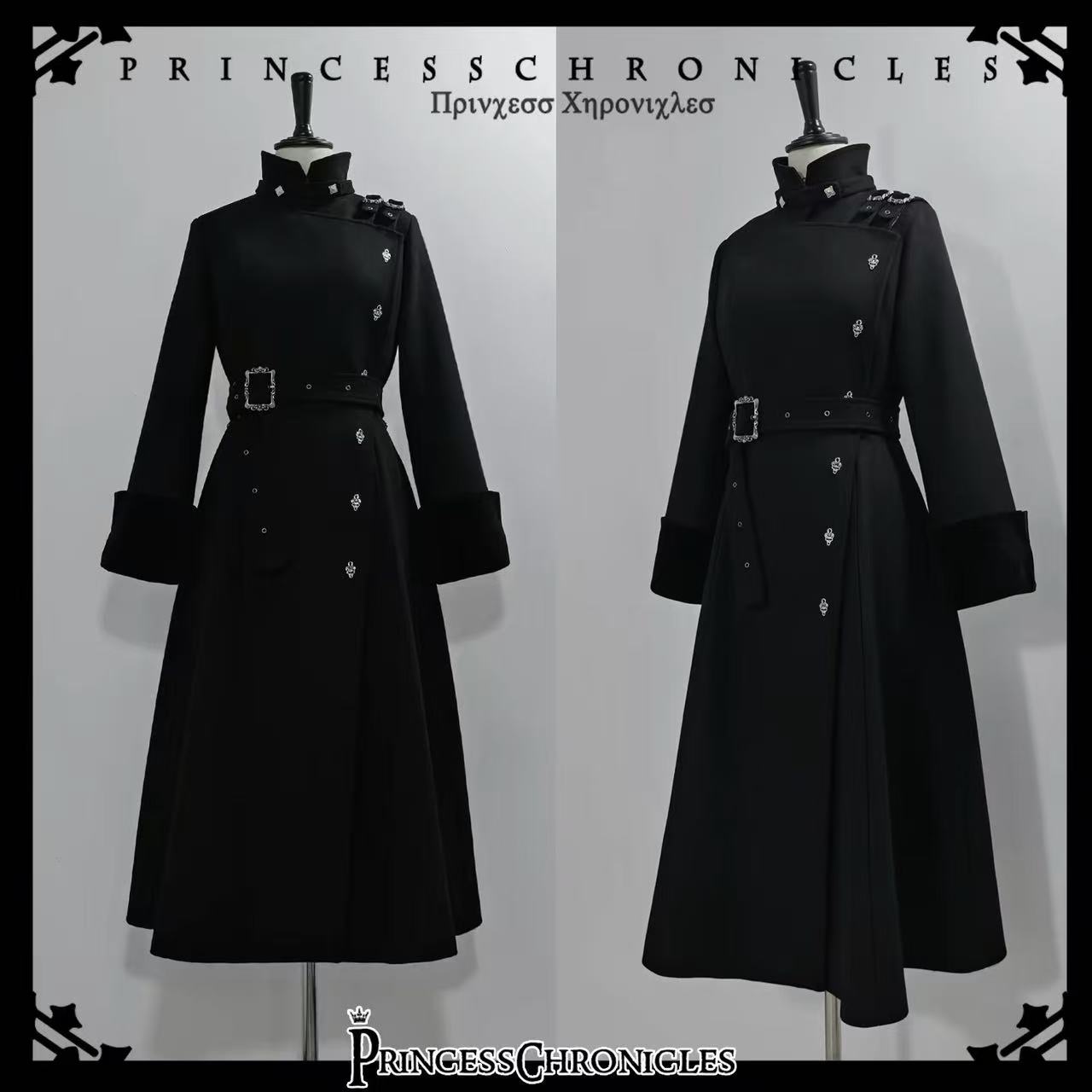 Women'S Fashion Jackets - Mantel Wol Panjang Gaya Gotik Estetis