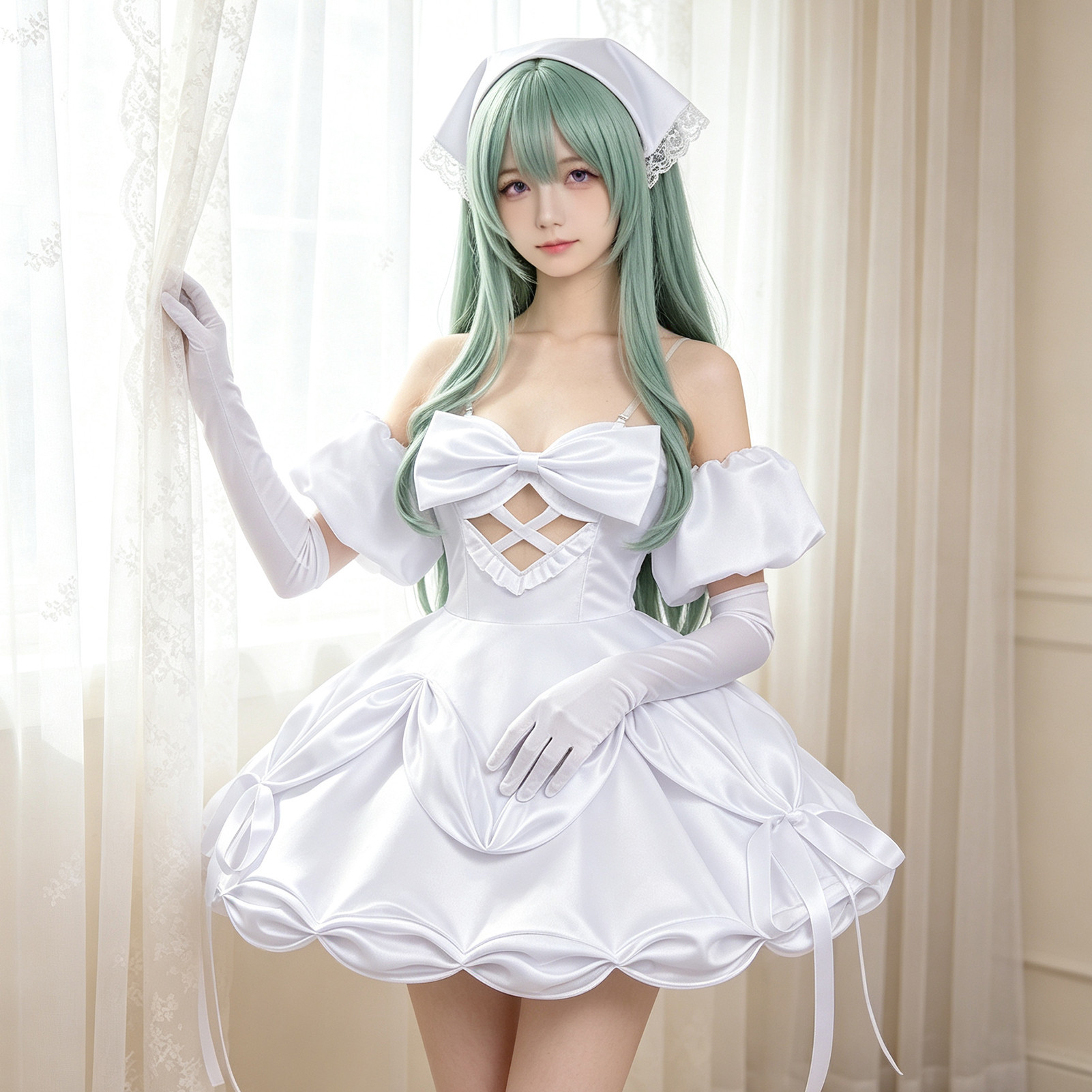 Off Shoulder Top - Gaun Cosplay Anime Alien Stage Sua