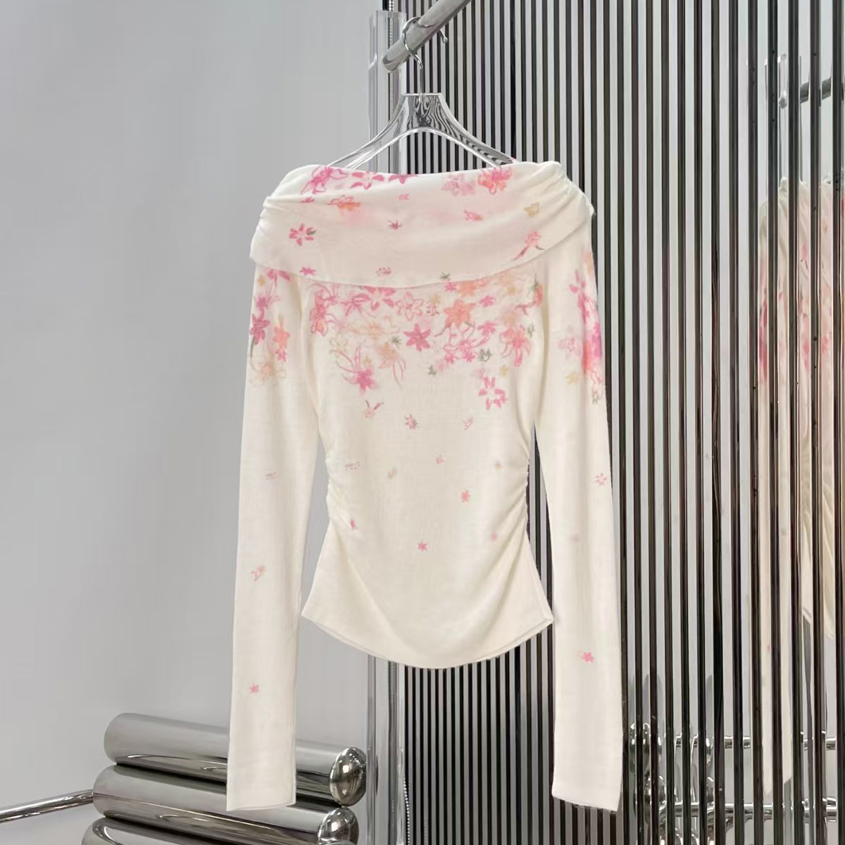 Off Shoulder Top - Sweter Lengan Panjang Wanita Berkualitas Tinggi