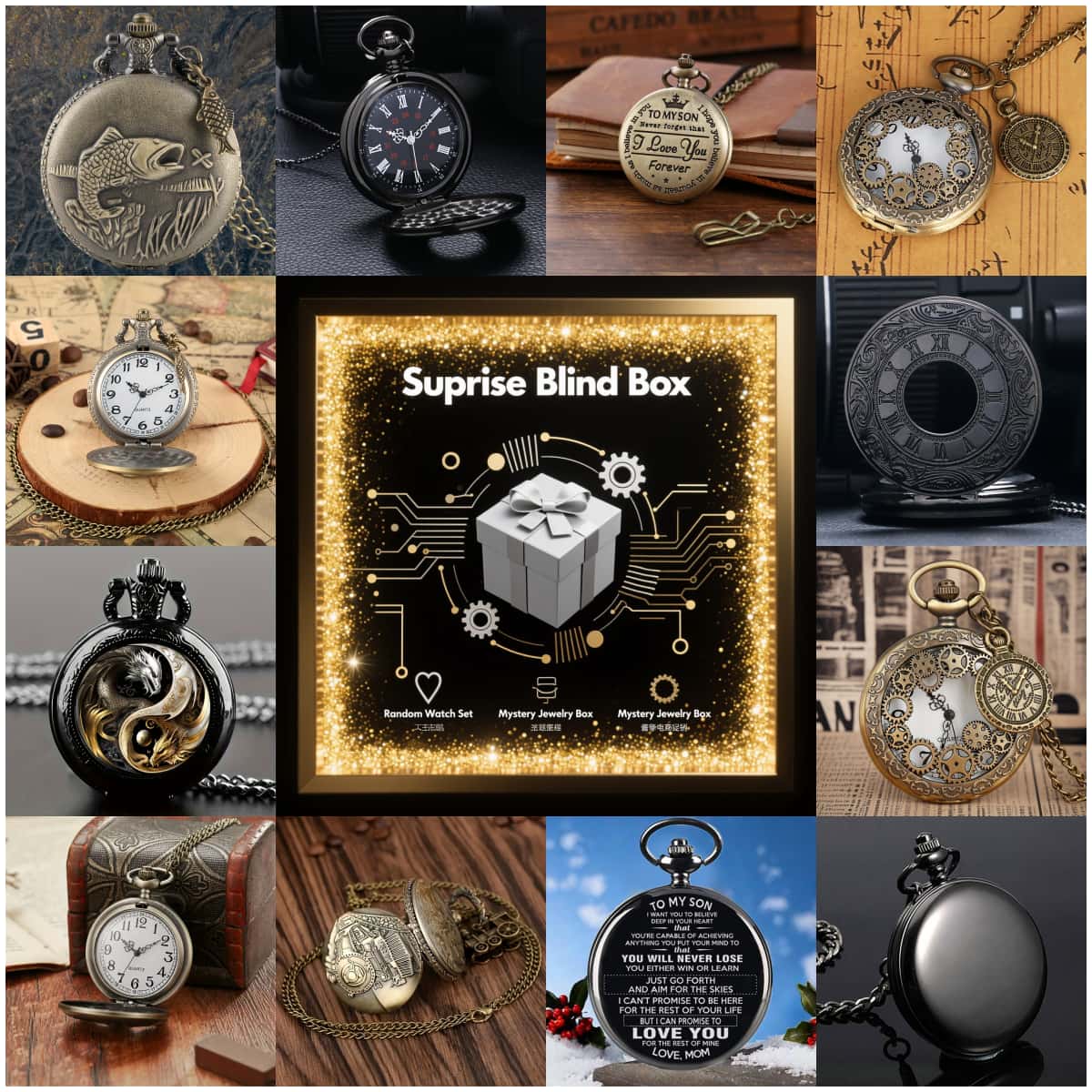 1PC Kotak Misteri Jam Tangan K - Fashion Women Watches ulasan dan harga