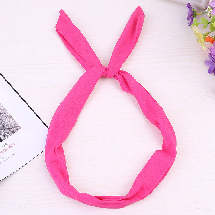 Pita telinga kelinci warna pol - Women Fashion Hub ulasan dan harga