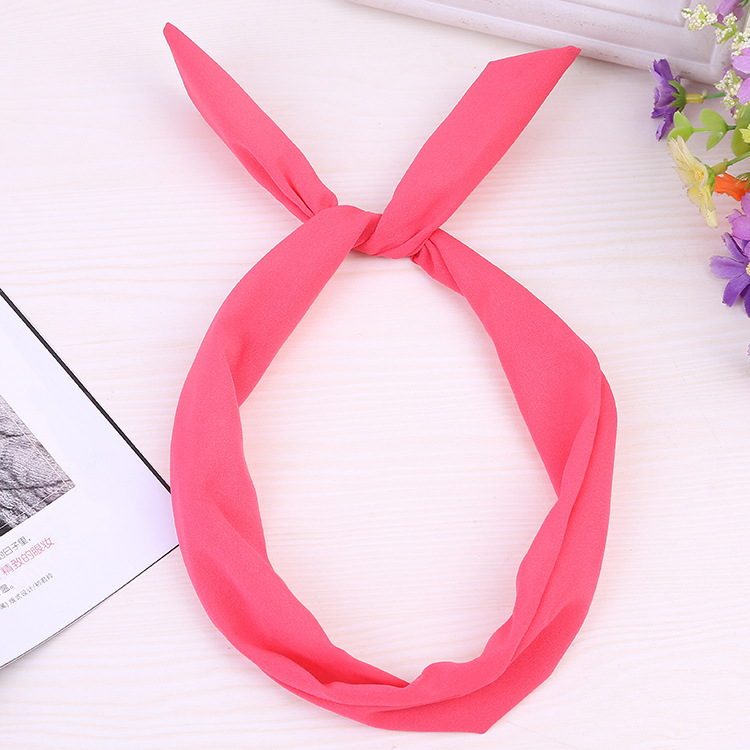 Pita telinga kelinci warna pol - Women Fashion Hub ulasan dan harga
