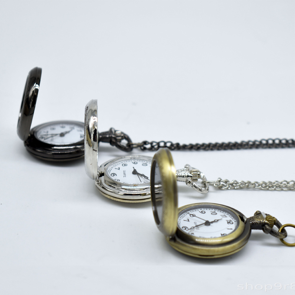 Kalung Liontin Jam Saku Logam  - Fashion Women Watches ulasan dan harga