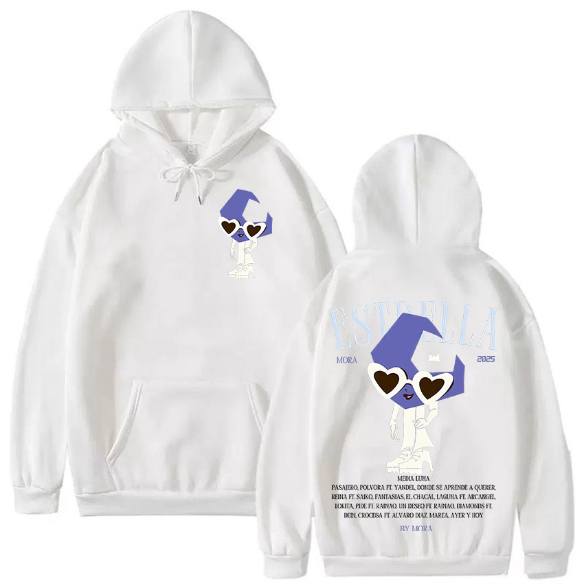Rapper MORA Tour 2025 Album Me - Hoodie Women Oversized ulasan dan harga