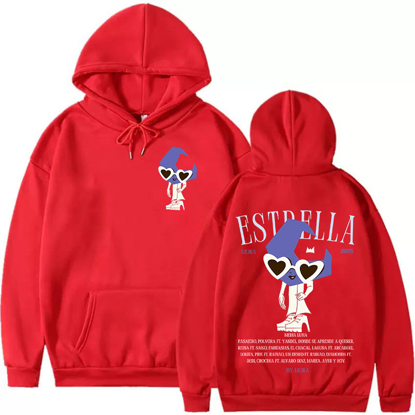 Rapper MORA Tour 2025 Album Me - Hoodie Women Oversized ulasan dan harga