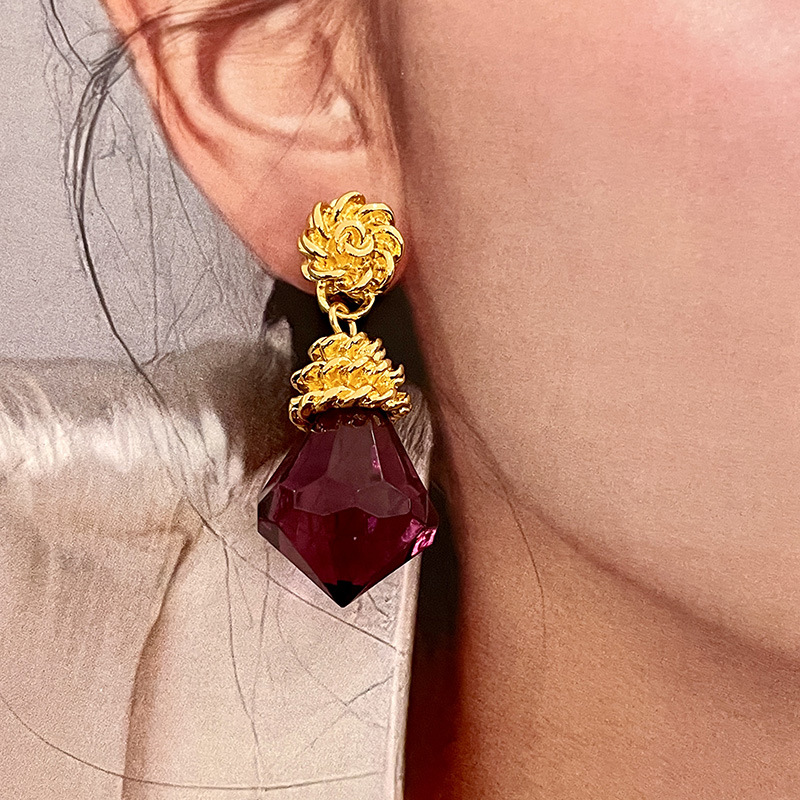 Anting Amethyst Vintage Era Vi - Women'S Fashion Victorian Era ulasan dan harga