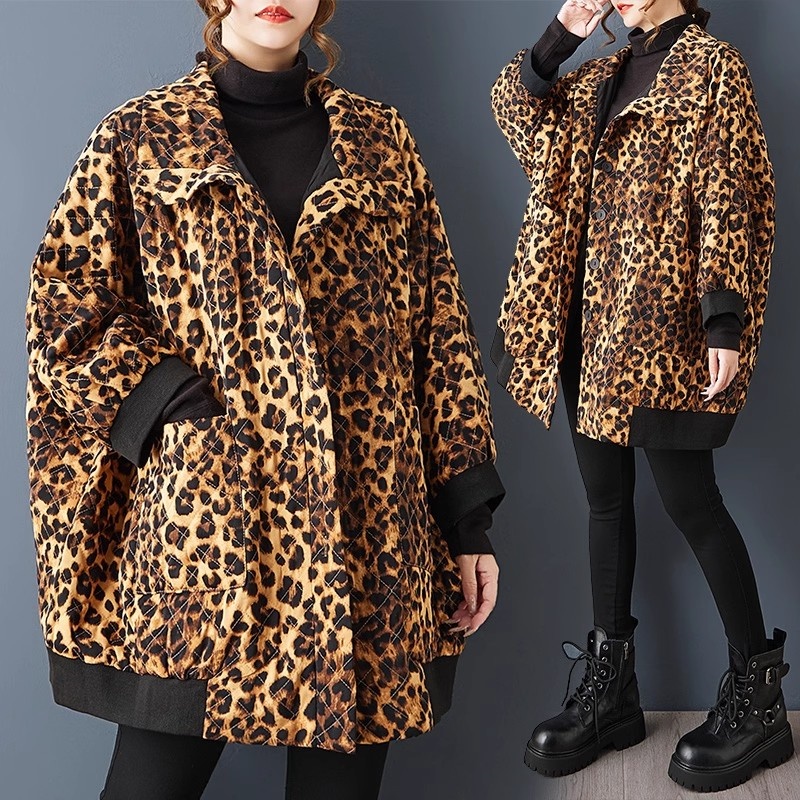 Jaket Motif Macan Tutul Musim  - Women'S Fashion Jackets ulasan dan harga