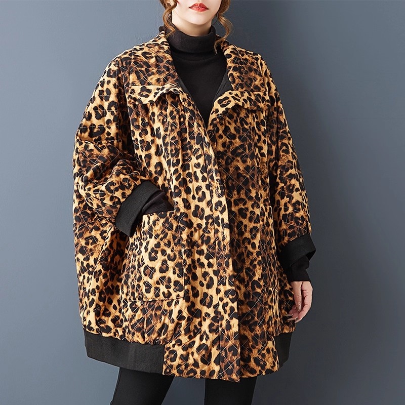 Jaket Motif Macan Tutul Musim  - Women'S Fashion Jackets ulasan dan harga