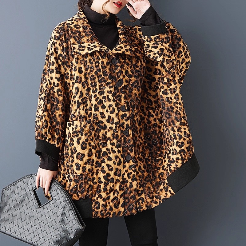 Jaket Motif Macan Tutul Musim  - Women'S Fashion Jackets ulasan dan harga
