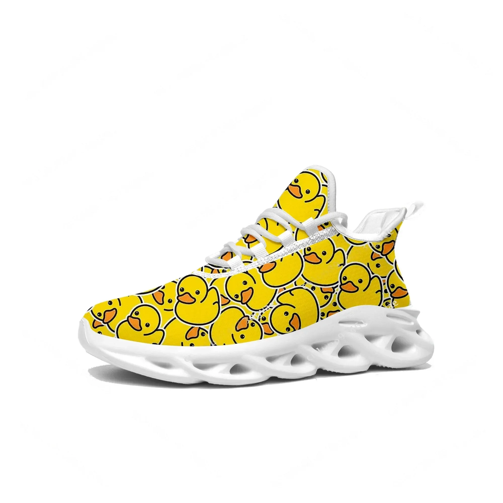 Sepatu Flat Motif Bebek Kuning - Women'S Yellow Fashion Sneakers ulasan dan harga