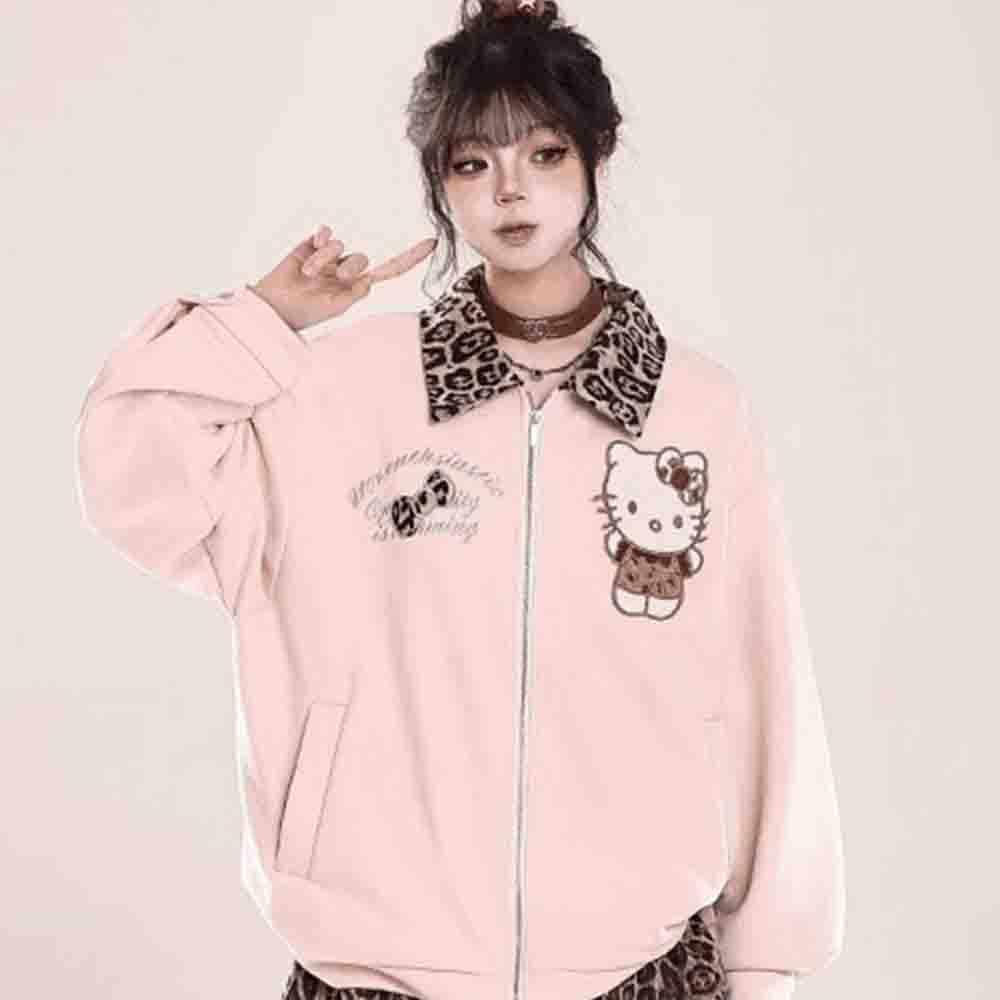Sanrio Hello Kitties Y2K Jaket - Women'S Fashion Jackets ulasan dan harga