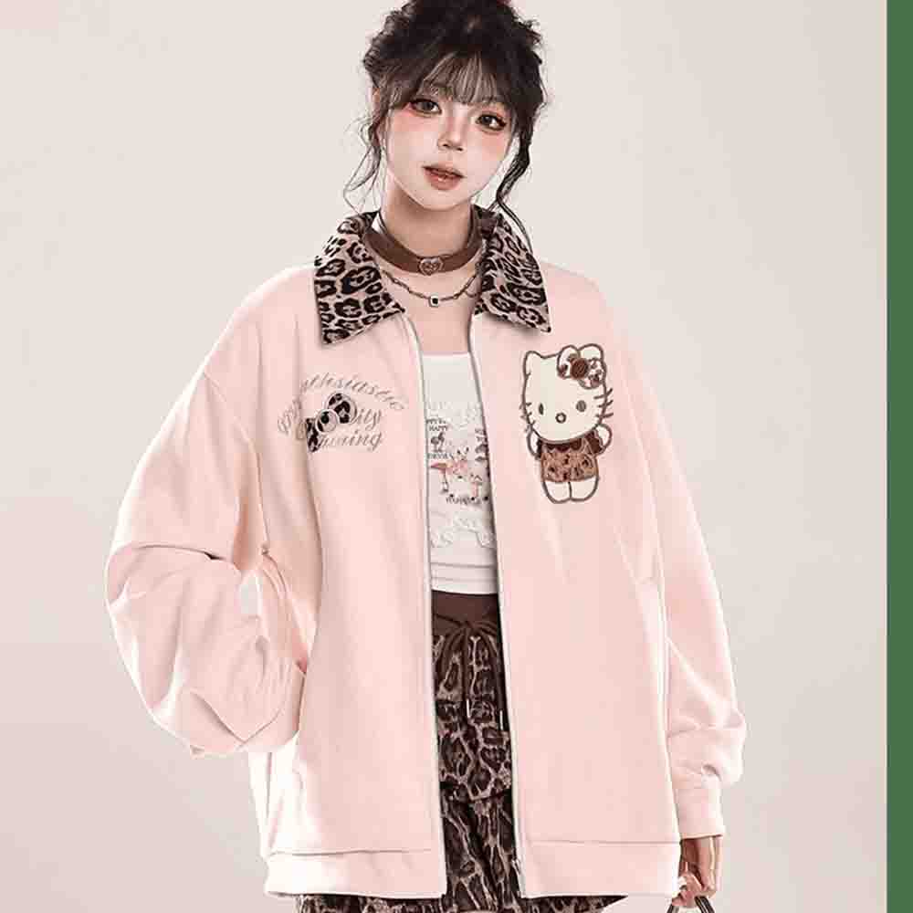 Sanrio Hello Kitties Y2K Jaket - Women'S Fashion Jackets ulasan dan harga