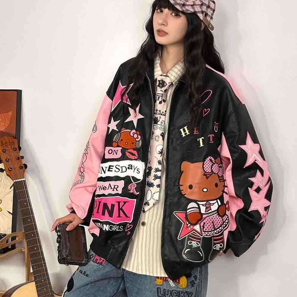 Sanrio Hello Kitty Jaket Anime - Women'S Fashion Jackets ulasan dan harga