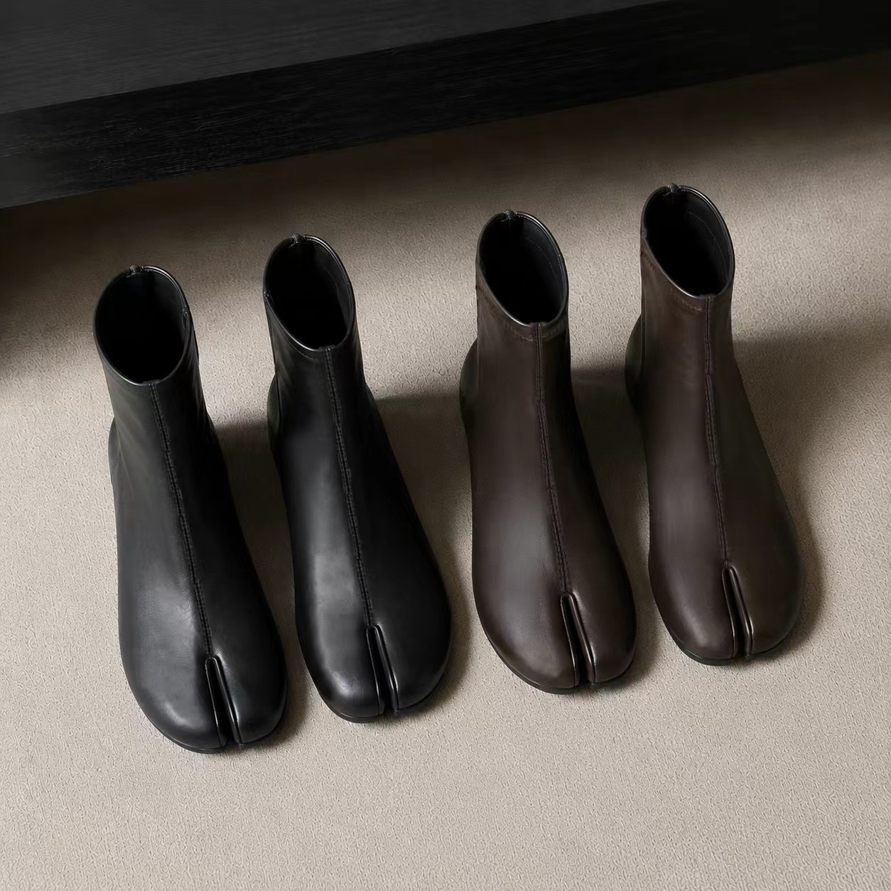 Sepatu Wanita Model Split Toe  - Women Fashion Heels ulasan dan harga
