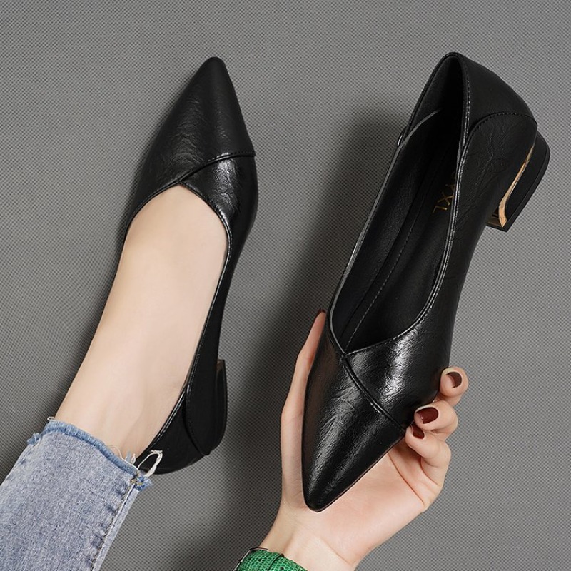 Sepatu Kulit Wanita Model Runc - Women Fashion Heels ulasan dan harga