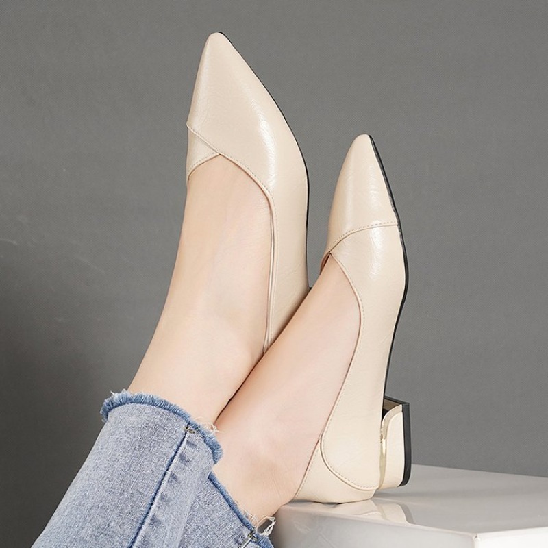 Sepatu Kulit Wanita Model Runc - Women Fashion Heels ulasan dan harga