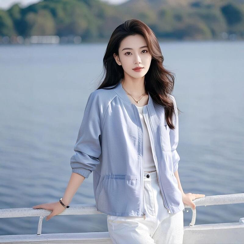 Jaket Ringan Wanita Musim Semi - Women'S Fashion Jackets ulasan dan harga