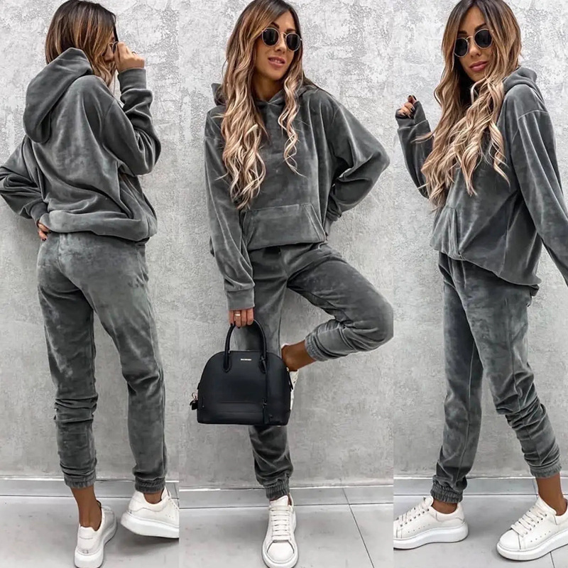 Setelan Olahraga Wanita Musim  - Hoodie Women Oversized ulasan dan harga