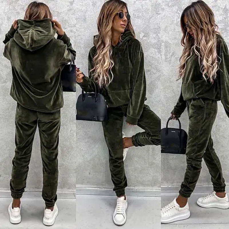 Setelan Olahraga Wanita Musim  - Hoodie Women Oversized ulasan dan harga