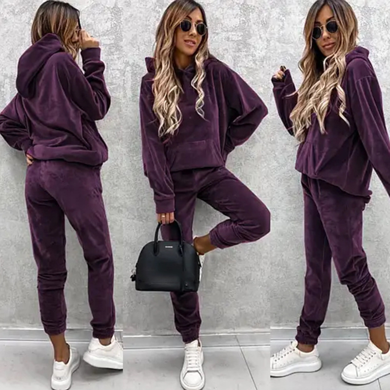 Setelan Olahraga Wanita Musim  - Hoodie Women Oversized ulasan dan harga