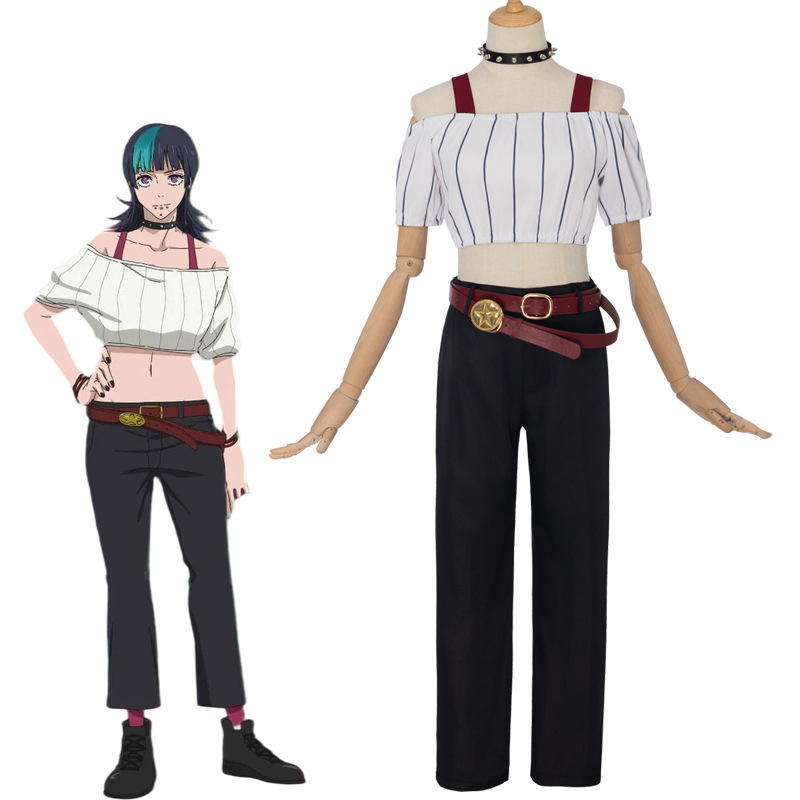 Kostum Cosplay Kirara Jujutsu  - Off Shoulder Top ulasan dan harga