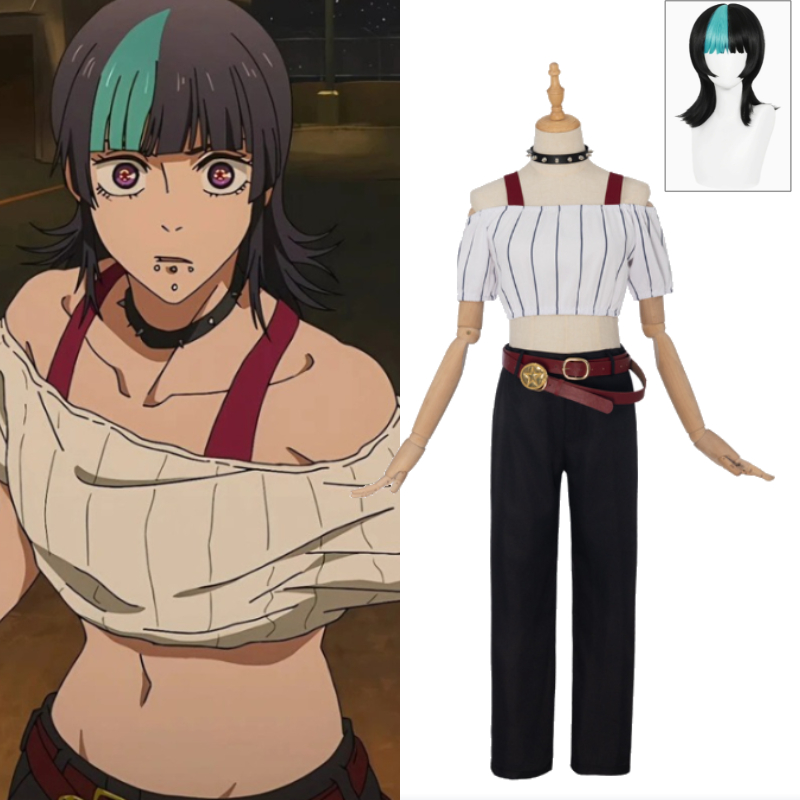 Kostum Cosplay Kirara Jujutsu  - Off Shoulder Top ulasan dan harga