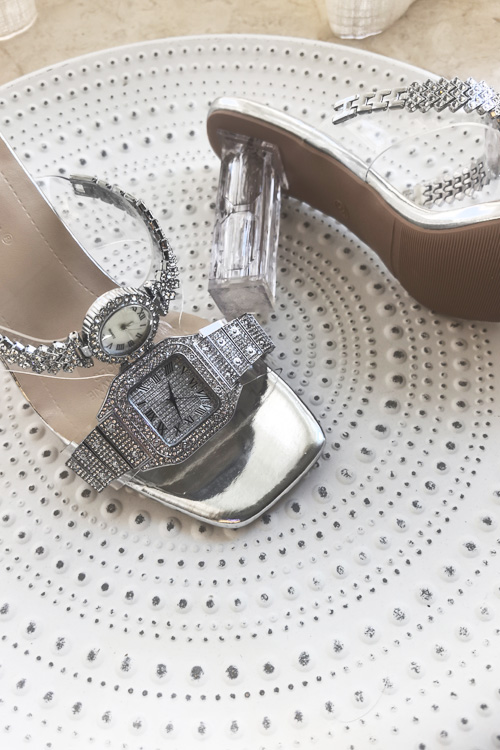 Sepatu hak tinggi kristal desa - Fashion Women Watches ulasan dan harga