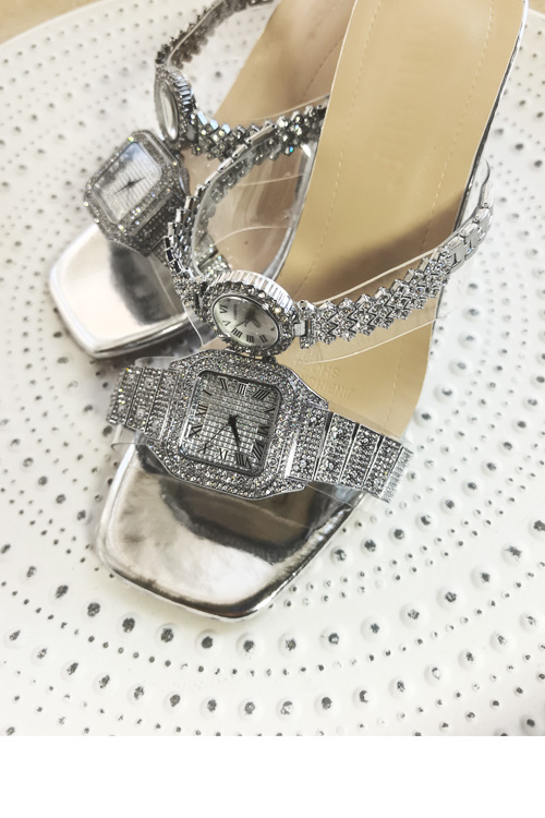 Sepatu hak tinggi kristal desa - Fashion Women Watches ulasan dan harga