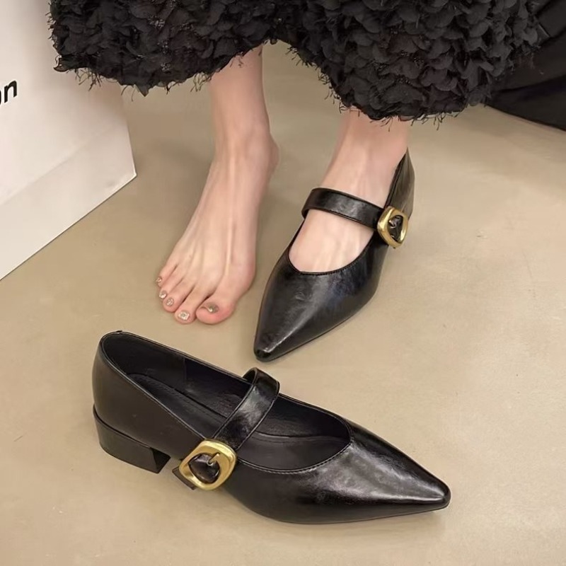 Sepatu wanita hak rendah berba - Women Fashion Simple ulasan dan harga