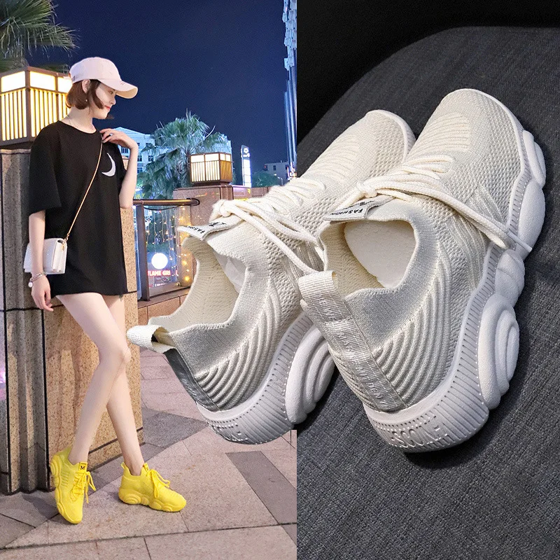 Sneakers Modis Sneakers Platfo - Women'S Yellow Fashion Sneakers ulasan dan harga