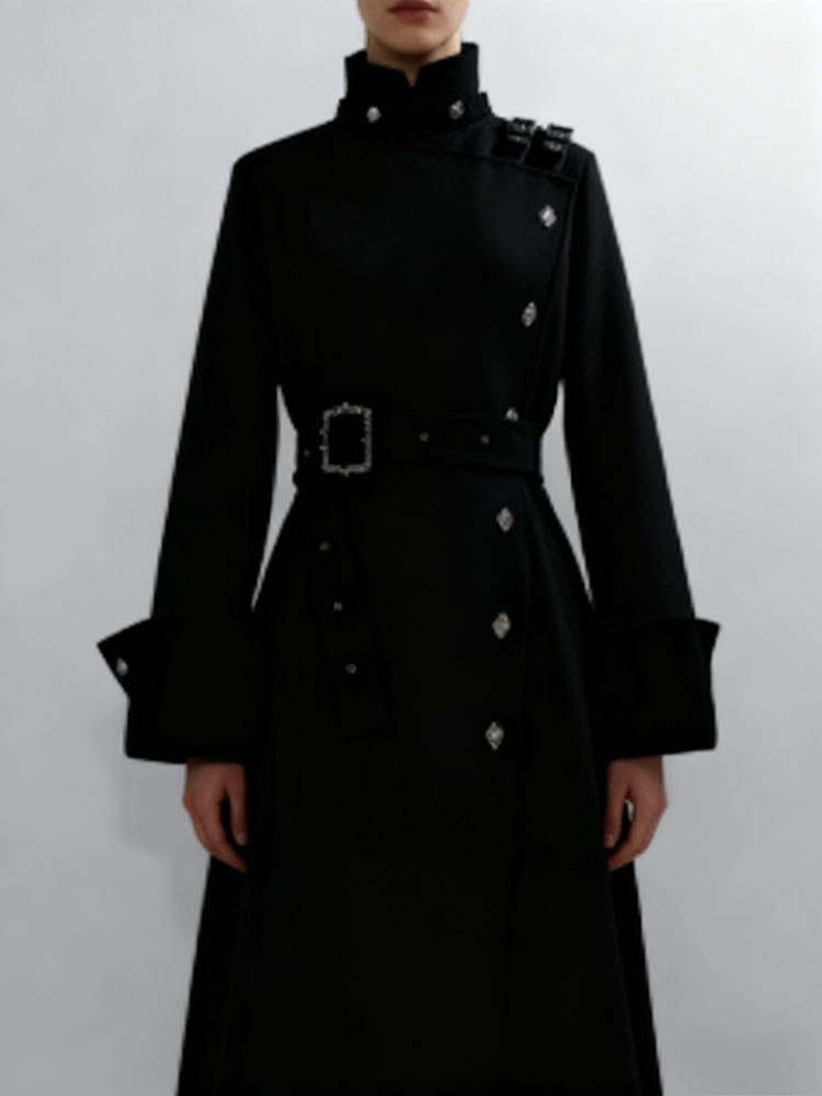 Mantel Wol Panjang Gaya Gotik  - Women'S Fashion Jackets ulasan dan harga