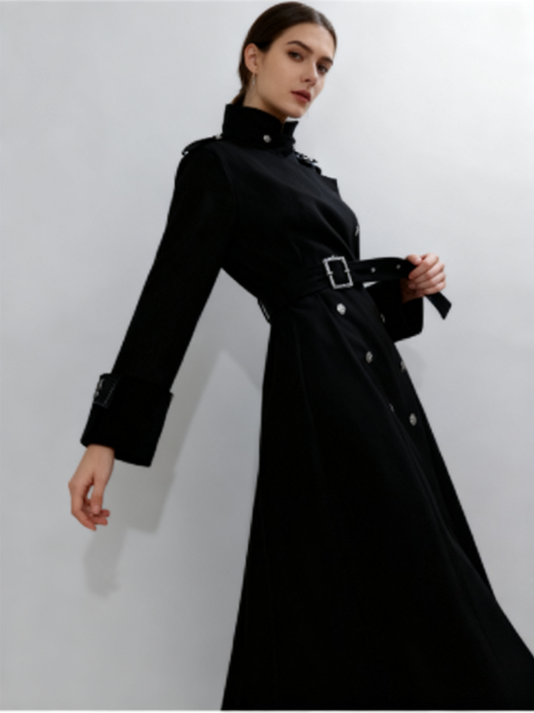 Mantel Wol Panjang Gaya Gotik  - Women'S Fashion Jackets ulasan dan harga