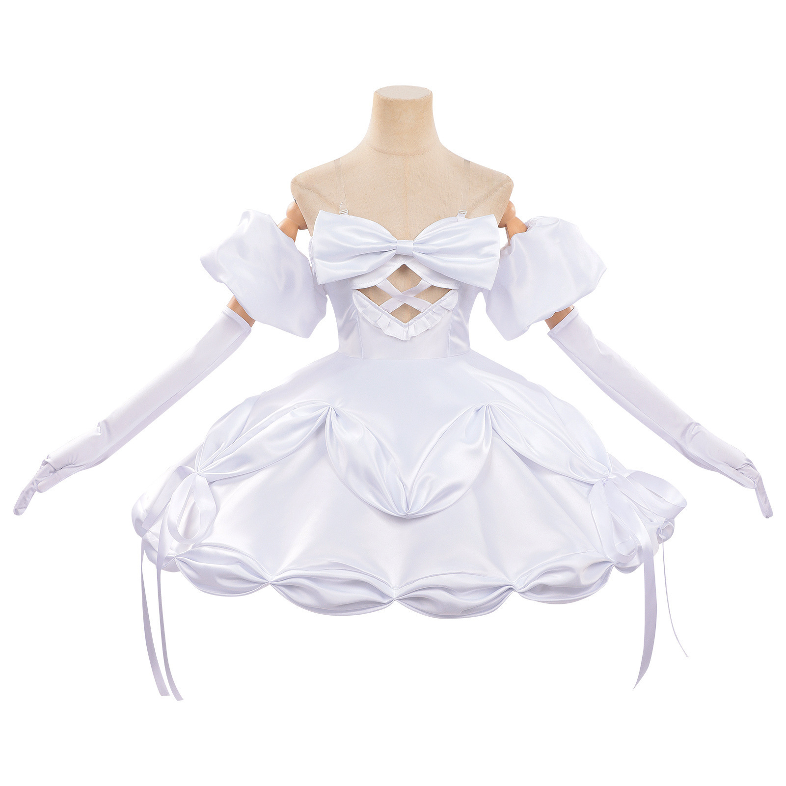 Gaun Cosplay Anime Alien Stage - Off Shoulder Top ulasan dan harga