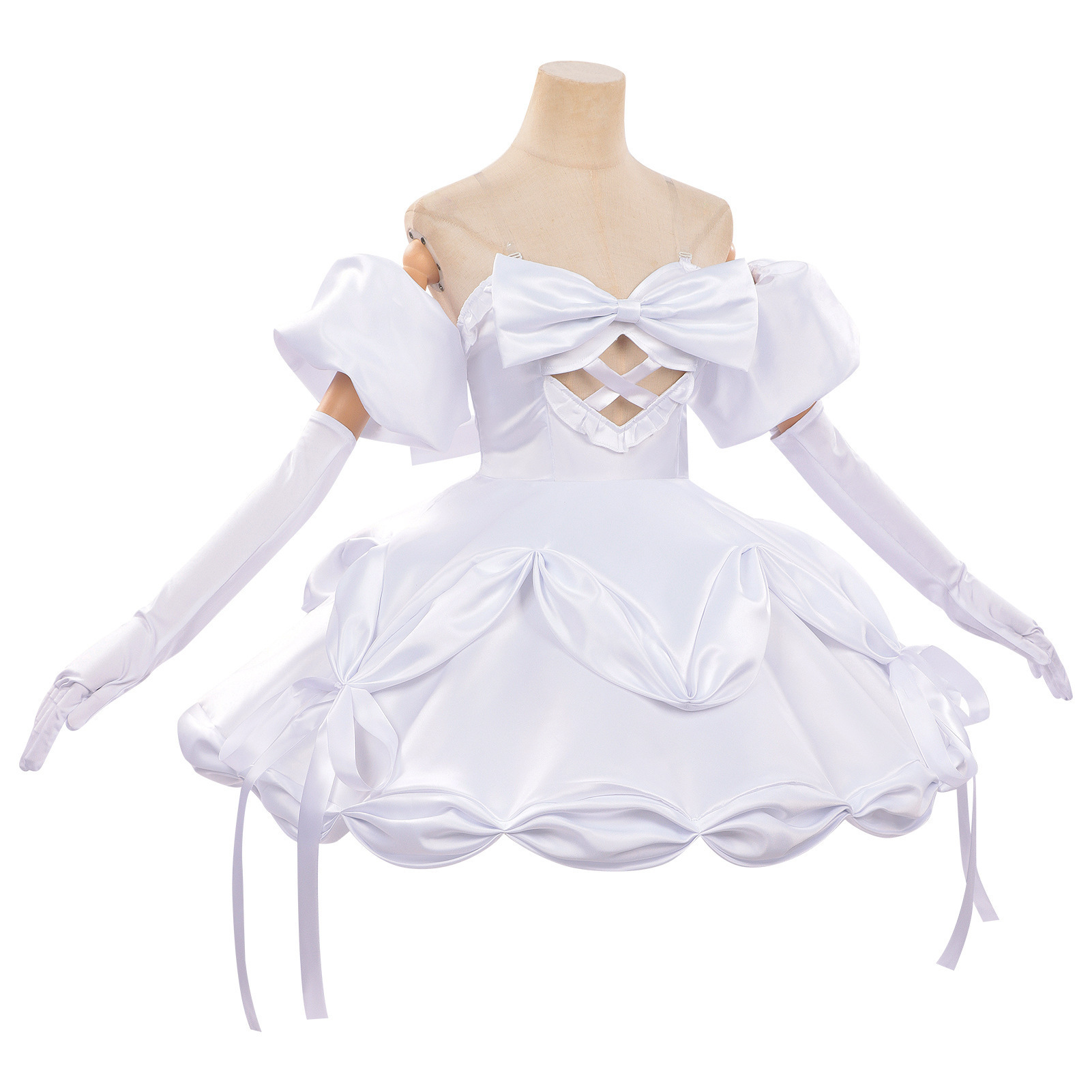 Gaun Cosplay Anime Alien Stage - Off Shoulder Top ulasan dan harga