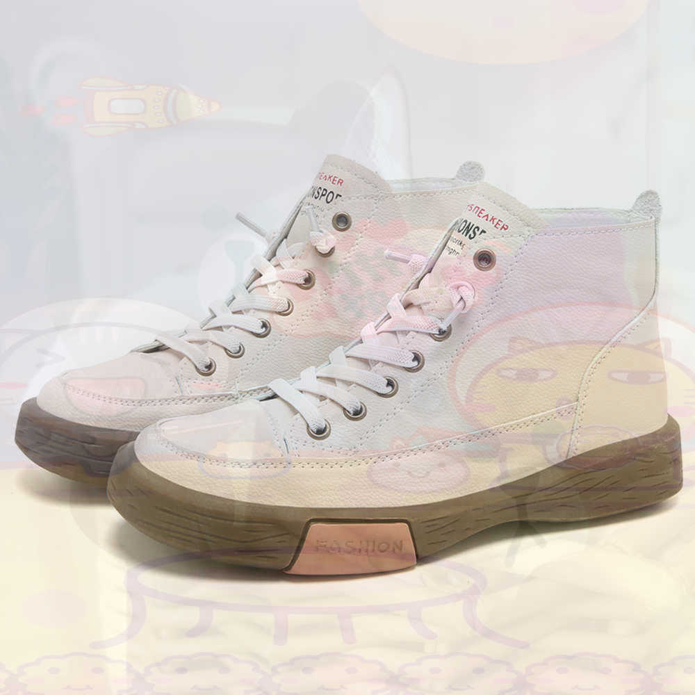 High Top Hi Cut Menawarkan Sep - Women'S Yellow Fashion Sneakers ulasan dan harga