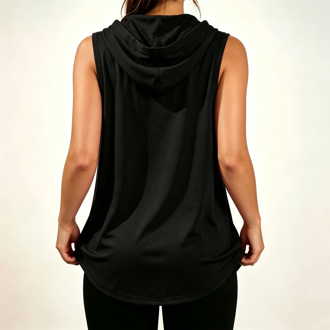 Hoodie tanpa lengan berpotonga - Hoodie Women Oversized ulasan dan harga