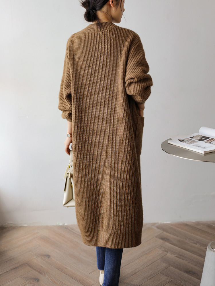 Kardigan Rajut Panjang Longgar - Women'S Fashion Gilet ulasan dan harga