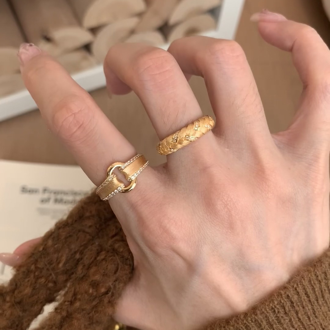 Cincin Perak Sterling S925 Gay - Women Fashion Simple ulasan dan harga