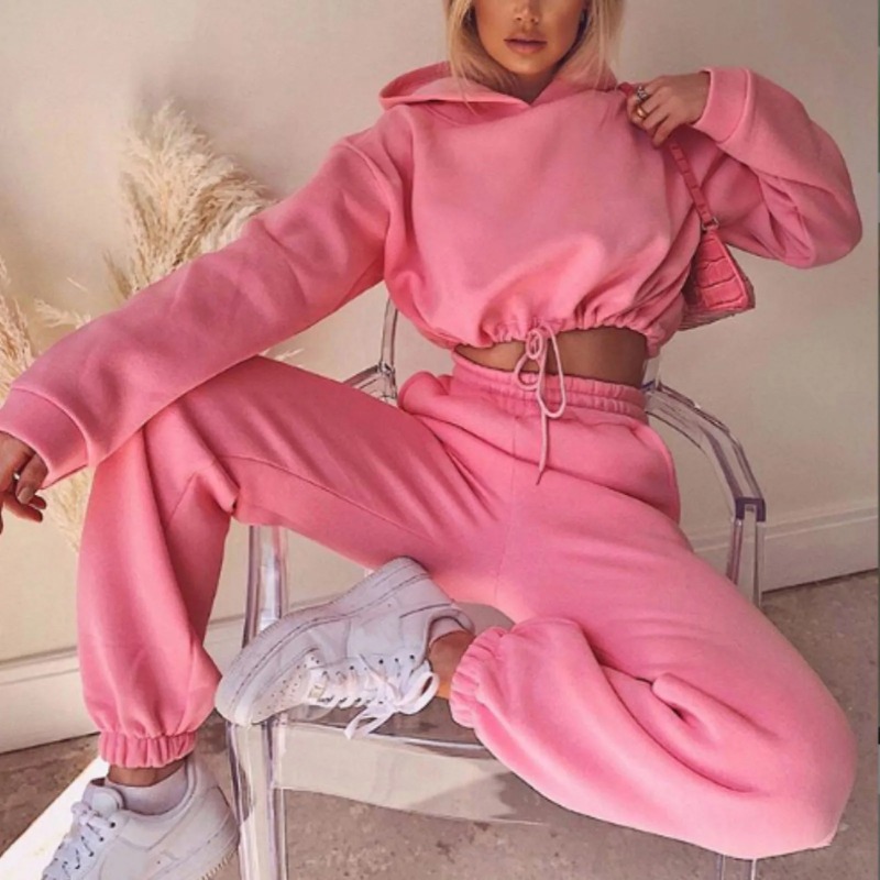 Setelan Hoodie Wanita Terbaru  - Hoodie Women Oversized ulasan dan harga