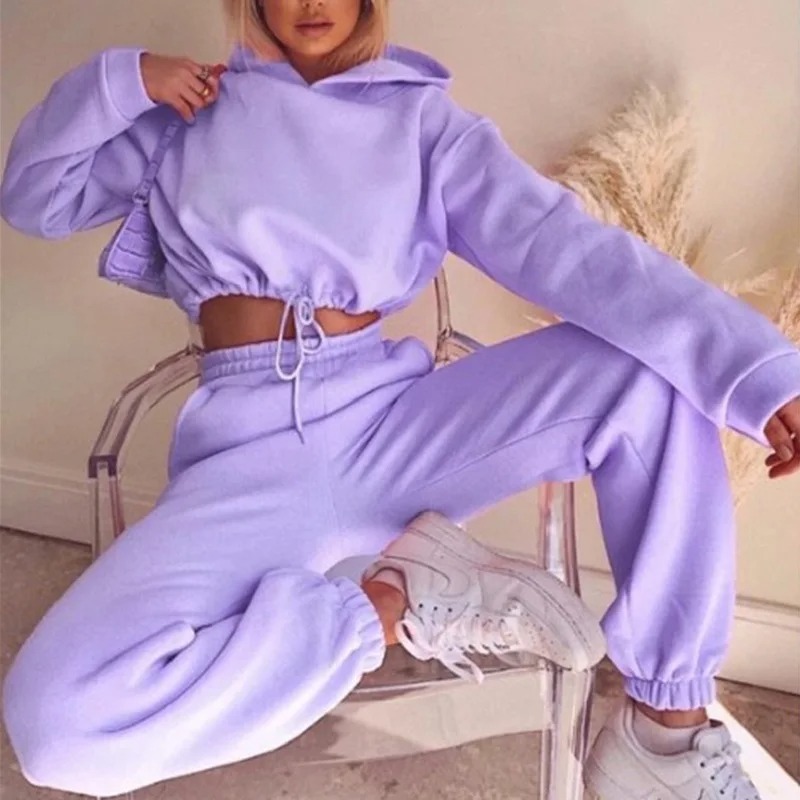 Setelan Hoodie Wanita Terbaru  - Hoodie Women Oversized ulasan dan harga