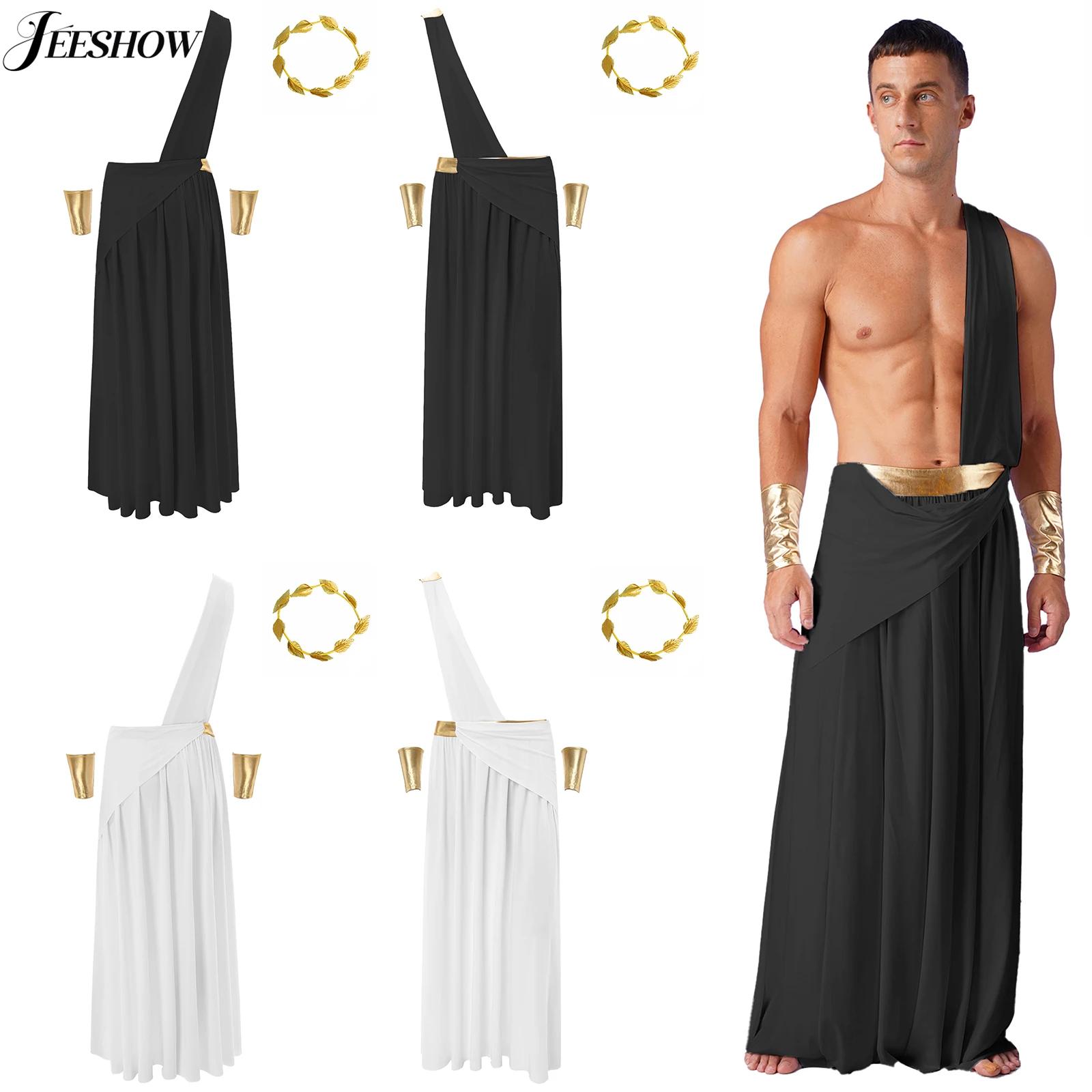 Kostum Pria Yunani Kuno Kaisar - Off Shoulder Top ulasan dan harga