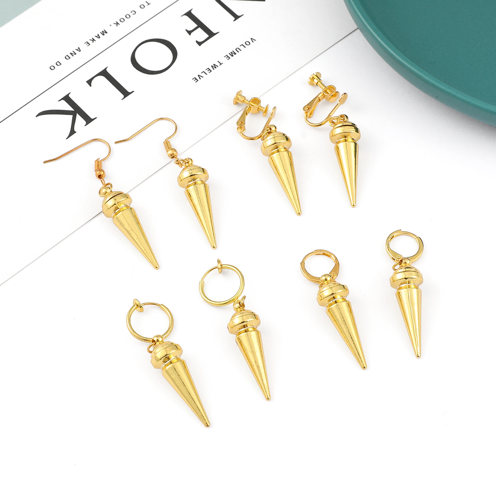 Anting Minimalis Warna Emas An - Women Fashion Hub ulasan dan harga
