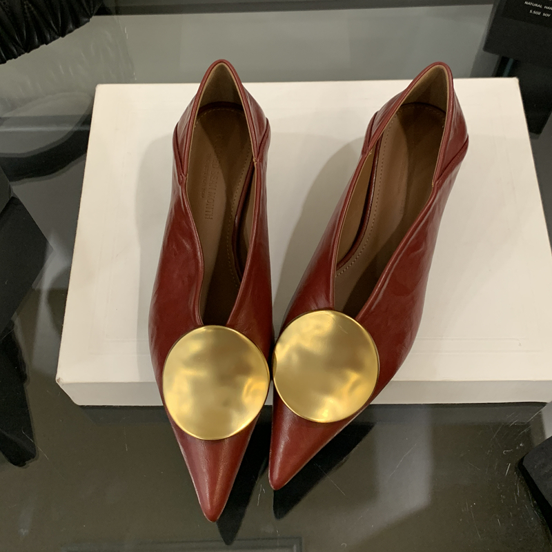 SUOJIALUN 2025 Sepatu Pump Wan - Women Fashion Brand ulasan dan harga
