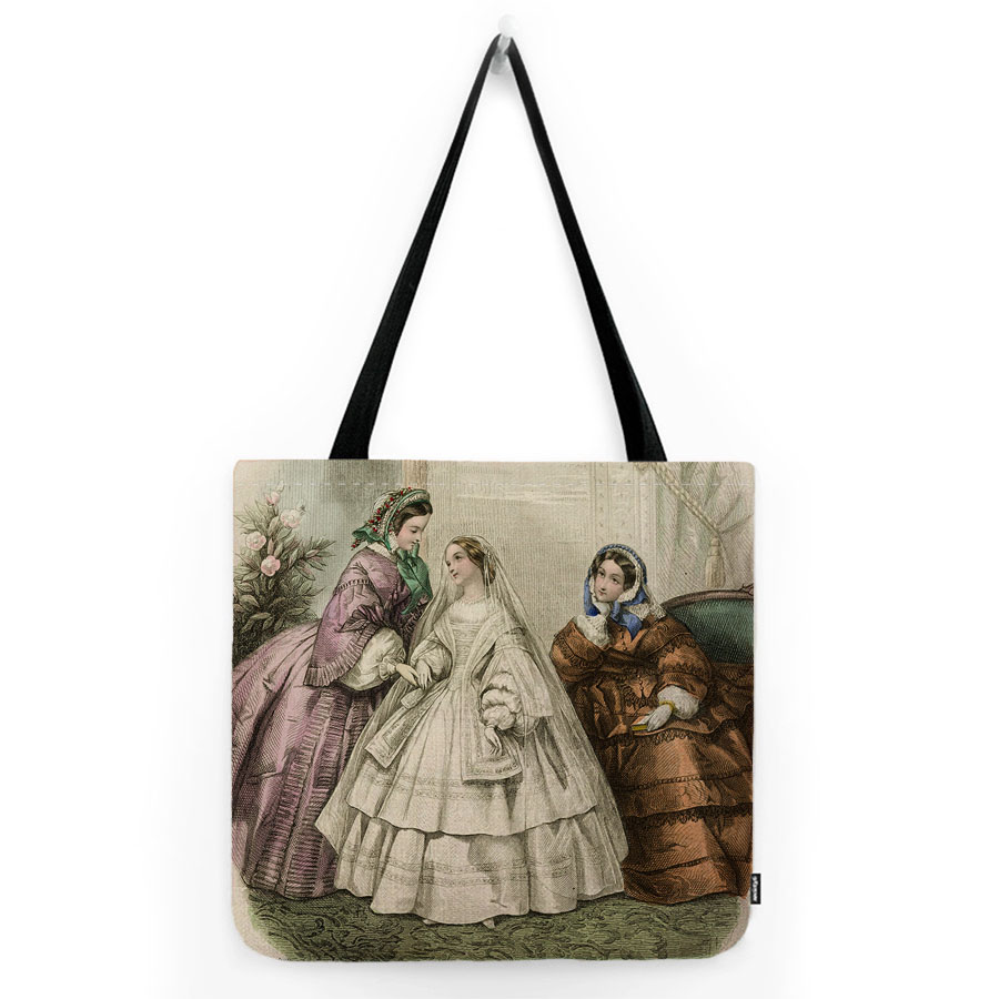 Tas Tote Wanita Mode Era Victo - Women'S Fashion Victorian Era ulasan dan harga