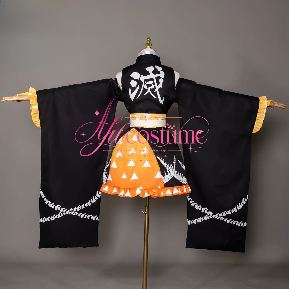 Kostum Cosplay Kamado Tanjiro  - Off Shoulder Top ulasan dan harga