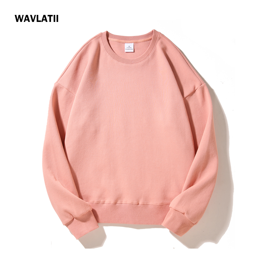 WAVLATII Kaus Kebesaran Baru W - Hoodie Women Oversized ulasan dan harga