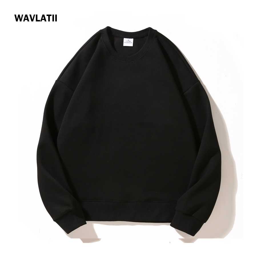 WAVLATII Kaus Kebesaran Baru W - Hoodie Women Oversized ulasan dan harga
